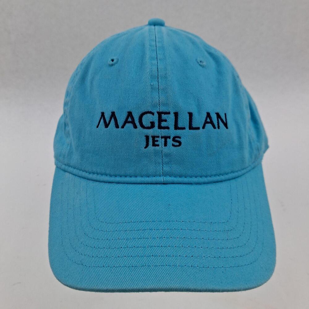 Comfort Colors Magellan Jets Hat Cap Strap Back One Size Blue Baseball Mens
